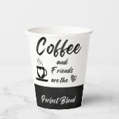 Kaffeefreundlichkeit Spezielle Tasse Pappbecher (Vorderseite)