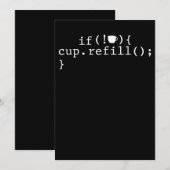 Kaffeefüllstands-Intelligente Kodierungssoftware-I Einladung (Vorne/Hinten)