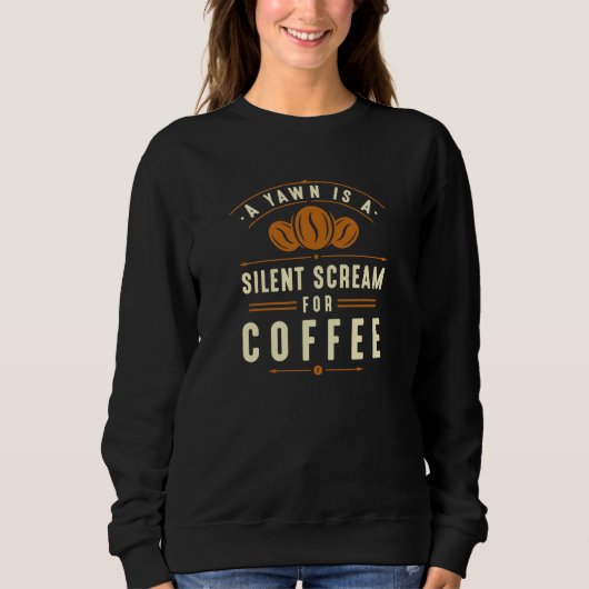 Kaffeegase Sweatshirt (Vorderseite)