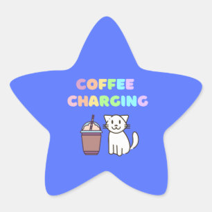 Kaffeegebühr Stern-Aufkleber