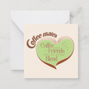 Kaffeegemeinschaft Mitteilungskarte