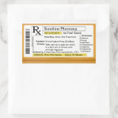 Kaffeegenehmigung Rechteckiger Aufkleber (Tasche)