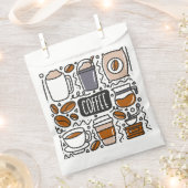 Kaffeegeschenktüte, Café Latte Espresso Geschenktütchen (Ausgeschnitten)