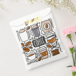 Kaffeegeschenktüte, Café Latte Espresso Geschenktütchen