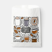 Kaffeegeschenktüte, Café Latte Espresso Geschenktütchen (Vorderseite)