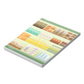 Kaffeegeschirme aus Supermarkt Notizblock (Rotiert)