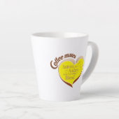 Kaffeegeschirr Latte-Tasse Milchtasse (Rechte Ecke)