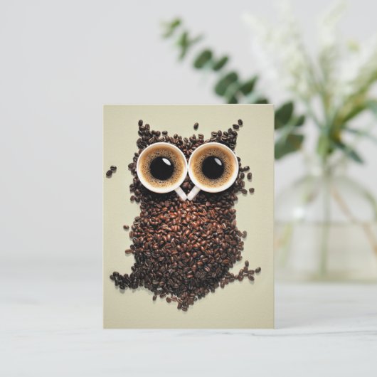 Kaffeegewächse Postkarte (Stehend Vorderseite)