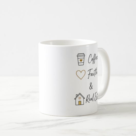 Kaffeeglaube Immobilien Kaffeetasse (VorderseiteRechts)