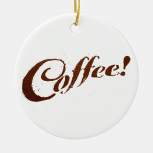 Kaffeegrund Kaffee - Kreisornament Keramik Ornament