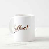 Kaffeegrund Kaffee - Tasse (Vorderseite Links)