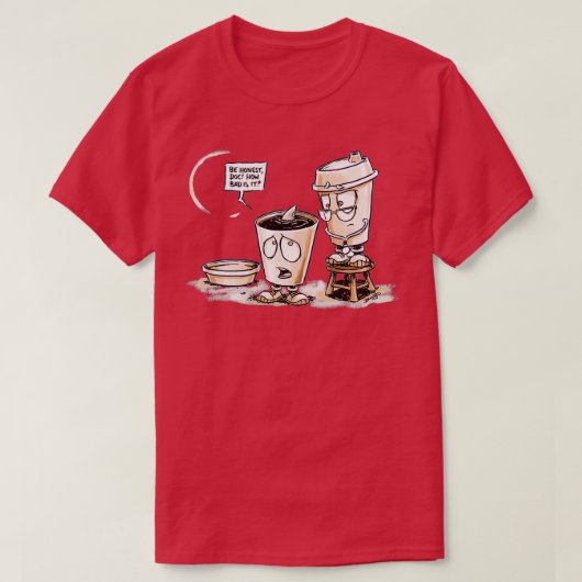 Kaffeehai T-Shirt (Design vorne)