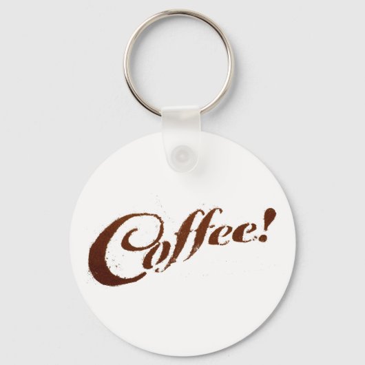 Kaffeehälsen Kaffee - Schlüsselanhänger (Vorderseite)
