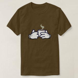 Kaffeehandbühne T - Shirt