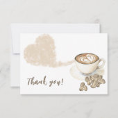 Kaffeehaus Babydusche Danke (Vorderseite)