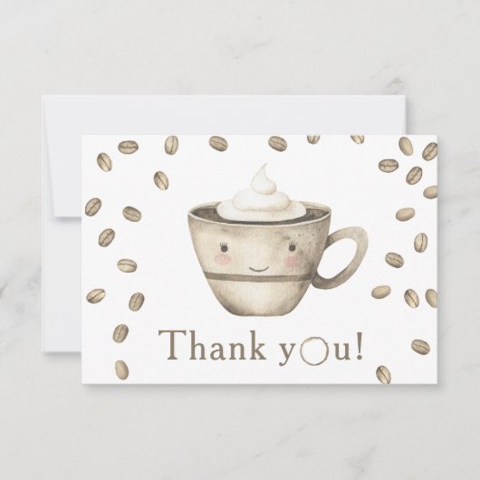 Kaffeehaus Babydusche Danke (Vorderseite)