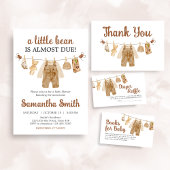 Kaffeehaus Babydusche Einladung