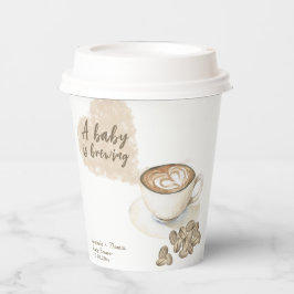 Kaffeehaus Babydusche Pappbecher