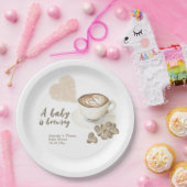 Kaffeehaus Babydusche Pappteller (Party)