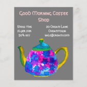 Kaffeehaus-Café-Werbespot Flyer (Vorne)