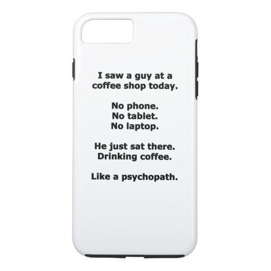 Kaffeehaus Case-Mate iPhone Hülle (Rückseite)