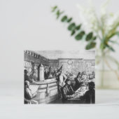 Kaffeehaus, Clerkenwell Postkarte (Stehend Vorderseite)