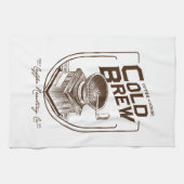 Kaffeehaus Cold Brew Kaffee Röstfirma Geschirrtuch (Horizontal)