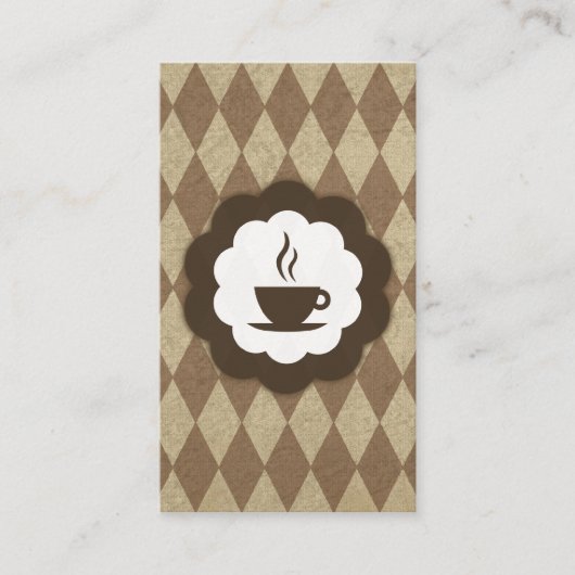 Kaffeehaus Diamantenkarte Briefmarke Treuekarte (Vorderseite)