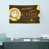 Kaffeehaus Espresso Café Drinks modern Business B Banner (Messeveranstaltung)