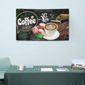 Kaffeehaus Espresso Café Drinks modern Business B Banner (Messeveranstaltung)