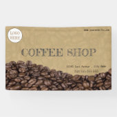 Kaffeehaus Espresso Café Drinks modern Business Banner (Horizontal)
