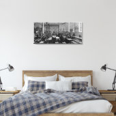 Kaffeehaus für Arbeiter Leinwanddruck (Insitu (Schlafzimmer))