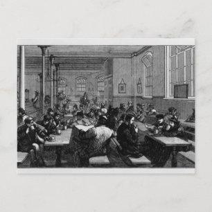 Kaffeehaus für Arbeiter Postkarte