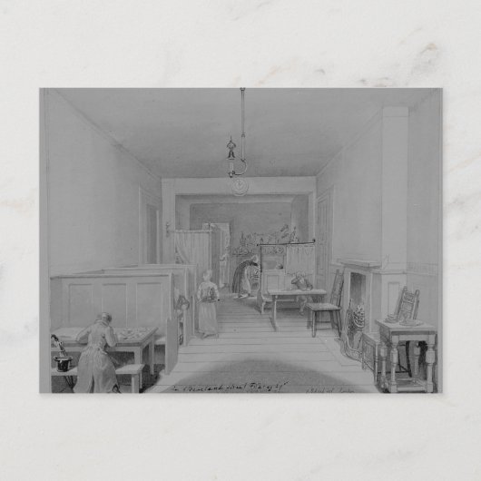 Kaffeehaus in Cleveland Street Postkarte (Vorderseite)