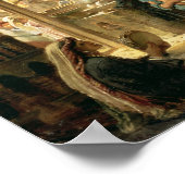 Kaffeehaus in Kairo, 1870er Poster (Ecke)