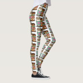 Kaffeehaus Liebhaber Leggings (Rechts)