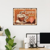 Kaffeehaus Poster (Heimbüro)