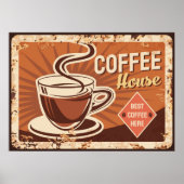 Kaffeehaus Poster (Vorne)