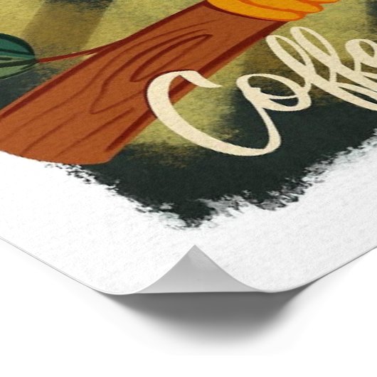 Kaffeehaus Poster (Ecke)