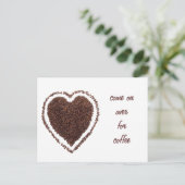 Kaffeehaus Postkarte (Stehend Vorderseite)