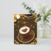 Kaffeehaus Postkarte (Stehend Vorderseite)