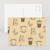 Kaffeehaus. Postkarte (Vorne/Hinten)