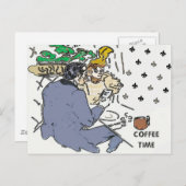 Kaffeehaus, Postkarte (Vorne/Hinten)