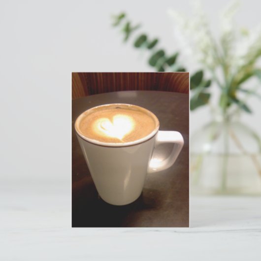 Kaffeehaus Postkarte (Stehend Vorderseite)