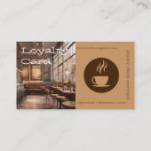 Kaffeehaus/Shop-Treuekarte Treuekarte (Rückseite)