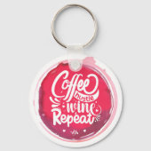 Kaffeehaus Weinwiederholung Schlüsselanhänger (Vorderseite)