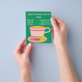 Kaffeehaus-Werbung Flyer (Gruppe)