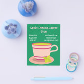 Kaffeehaus-Werbung Flyer (Einzeln)