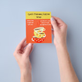 Kaffeehaus-Werbung Flyer (Gruppe)