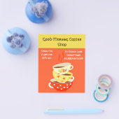 Kaffeehaus-Werbung Flyer (Einzeln)